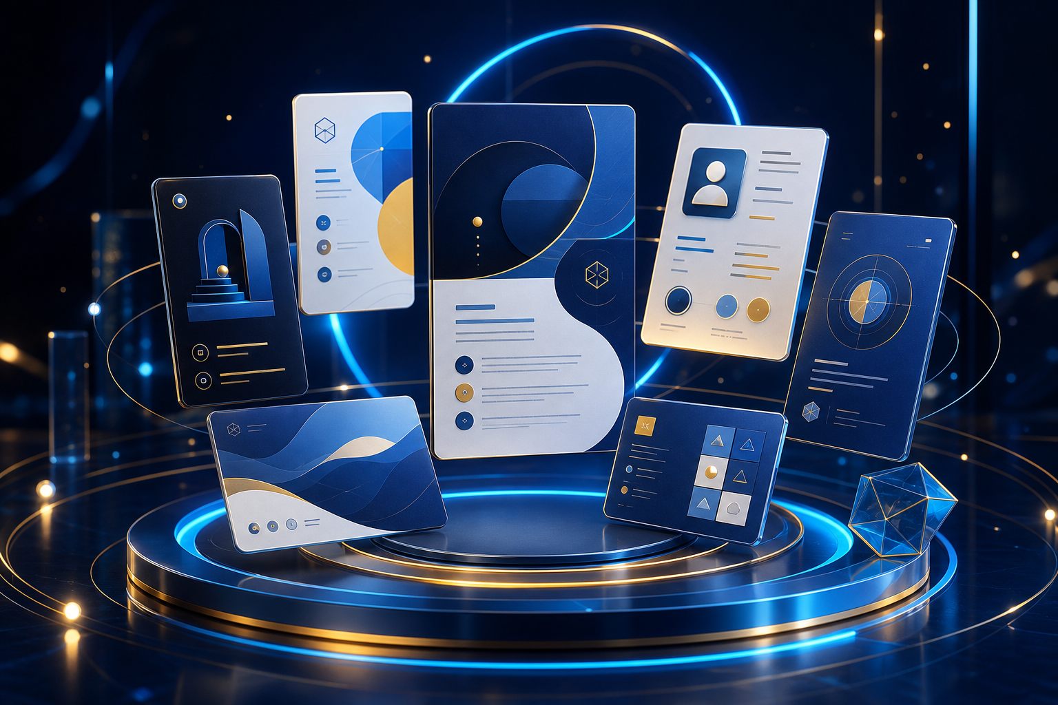 Premium 3D editable template collection
